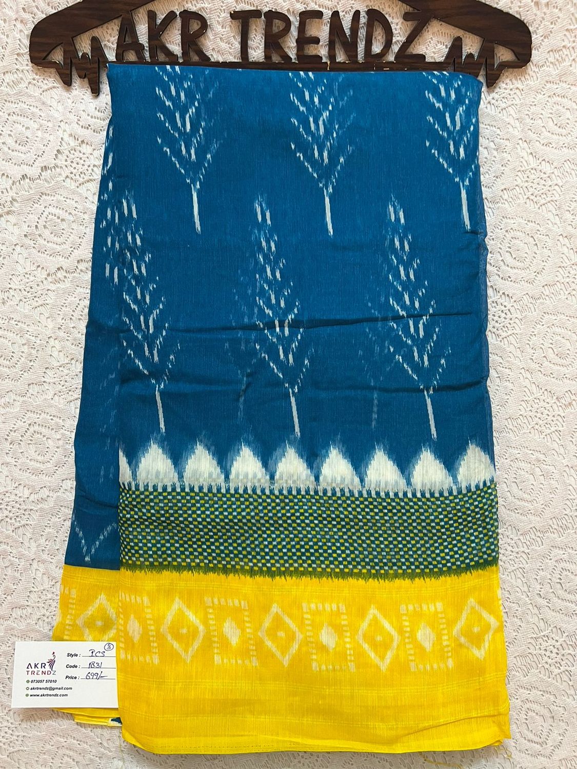 Ikkat soft cotton sarees​