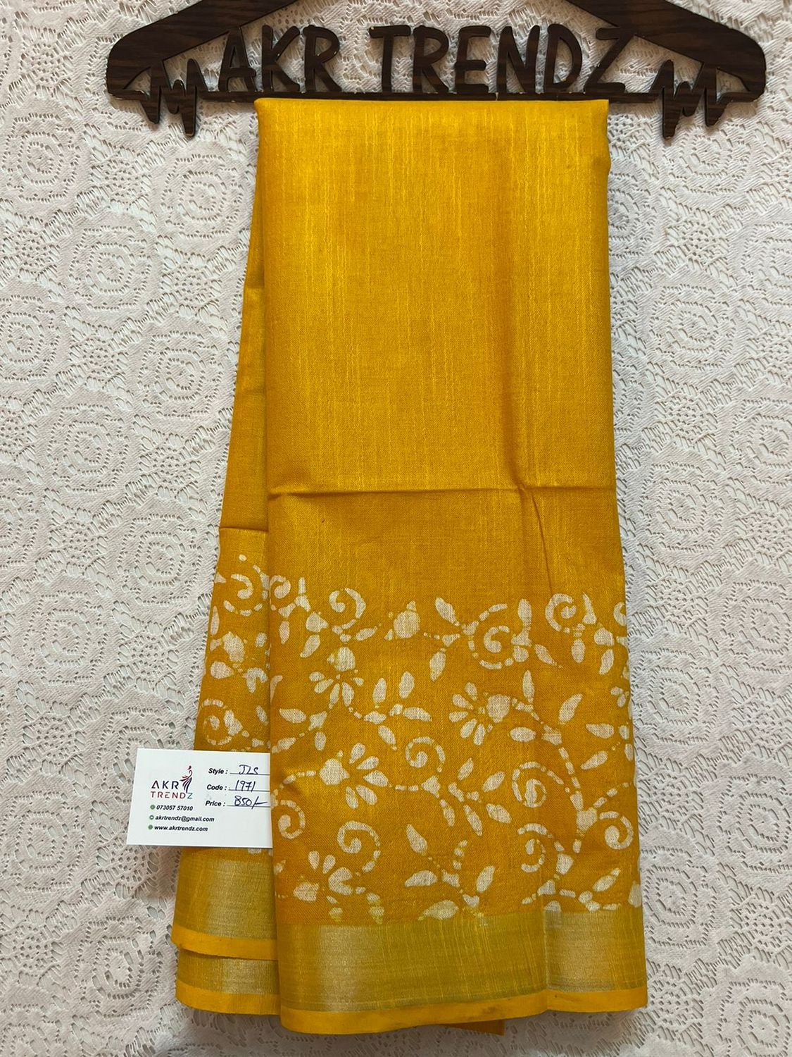 Jute linen sarees​