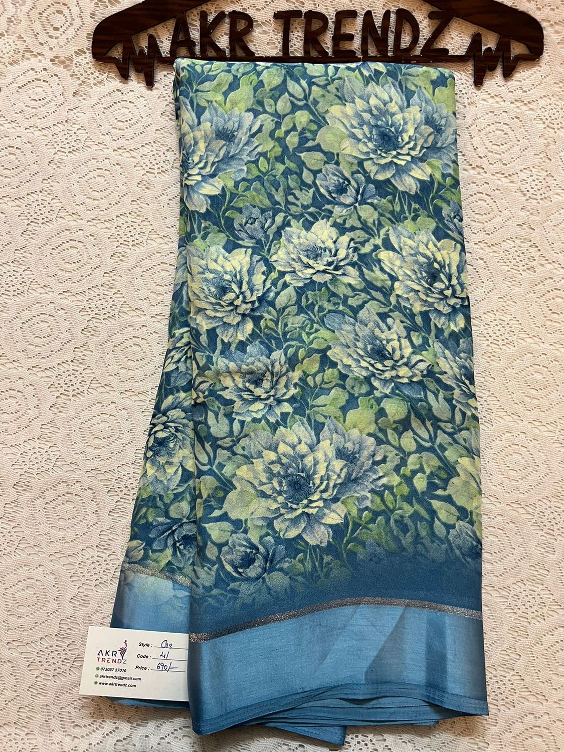 Satin Border Georgette sarees​