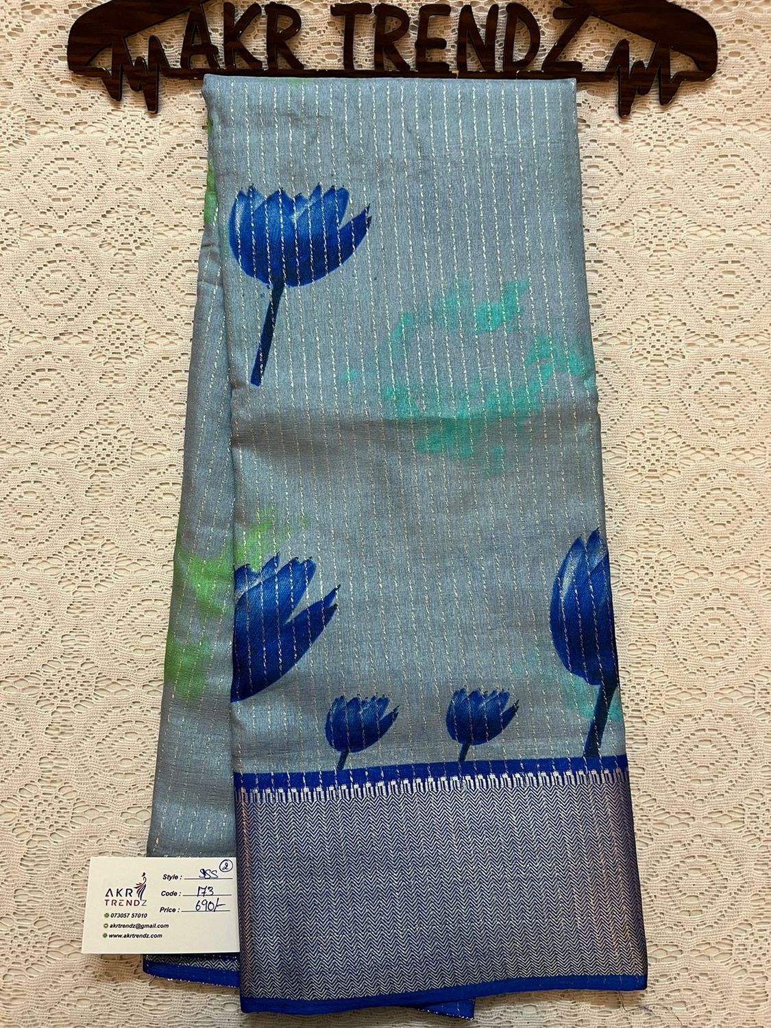 Printed soft silk sarees