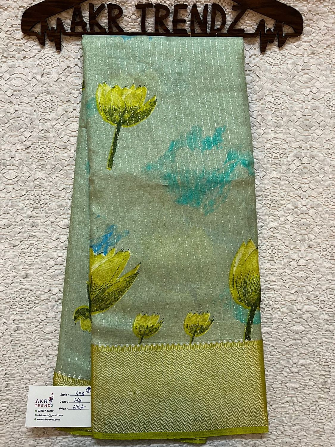Printed soft silk sarees​