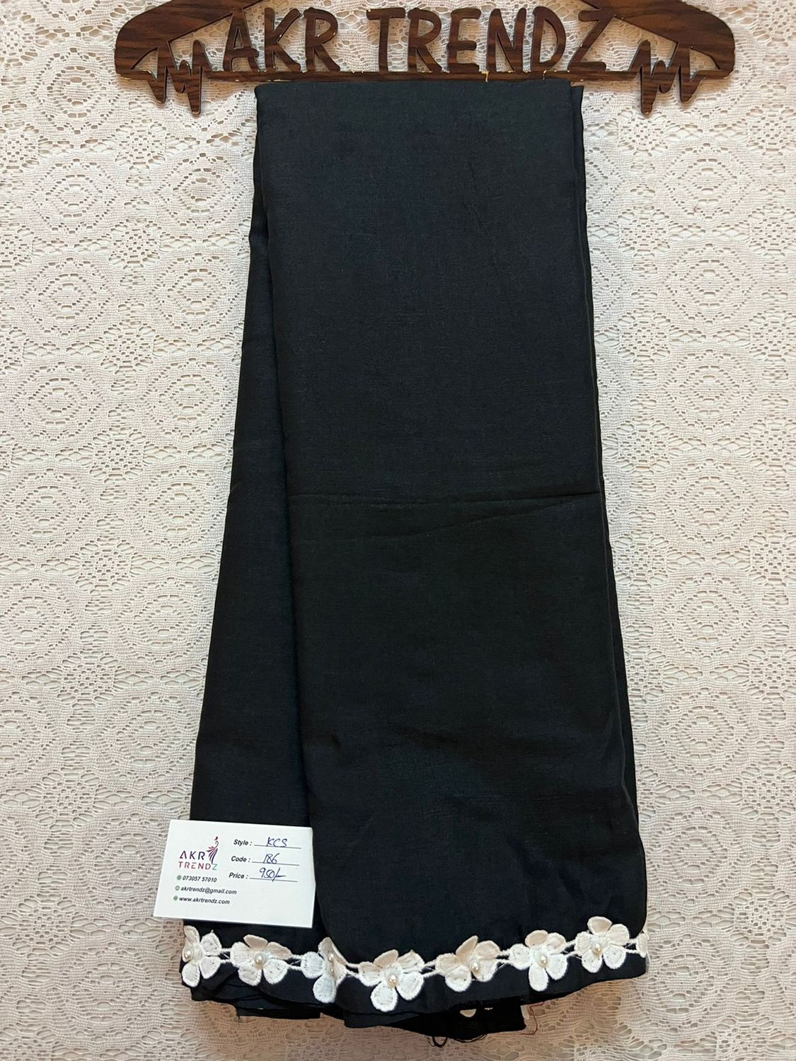 Lace Border Khadi cotton