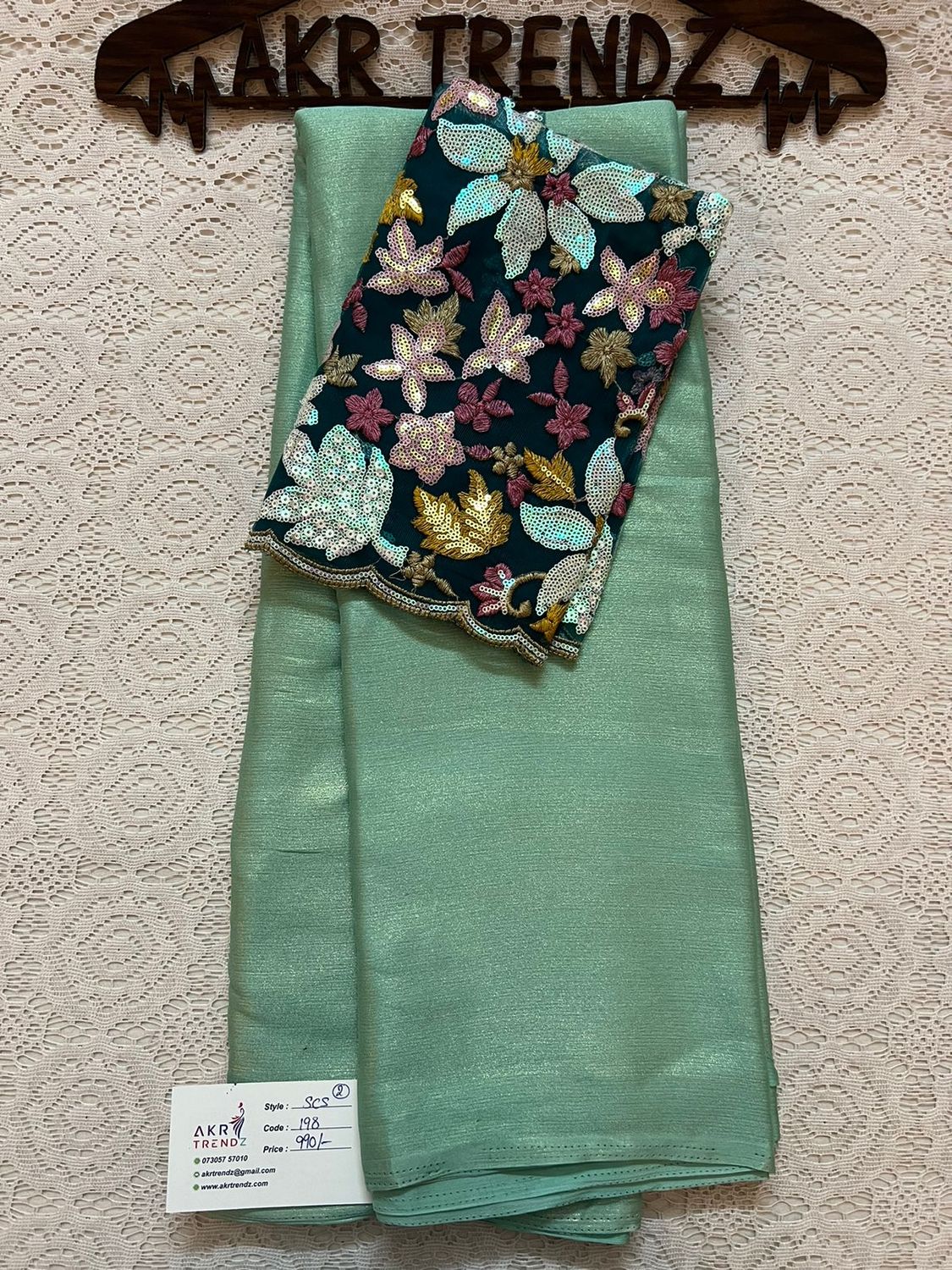 Shimmer chiffon sarees​