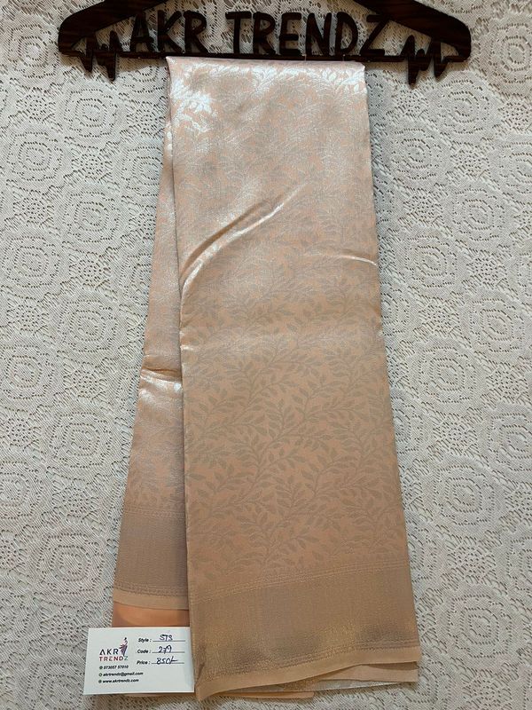 Silver Tussar silk sarees​