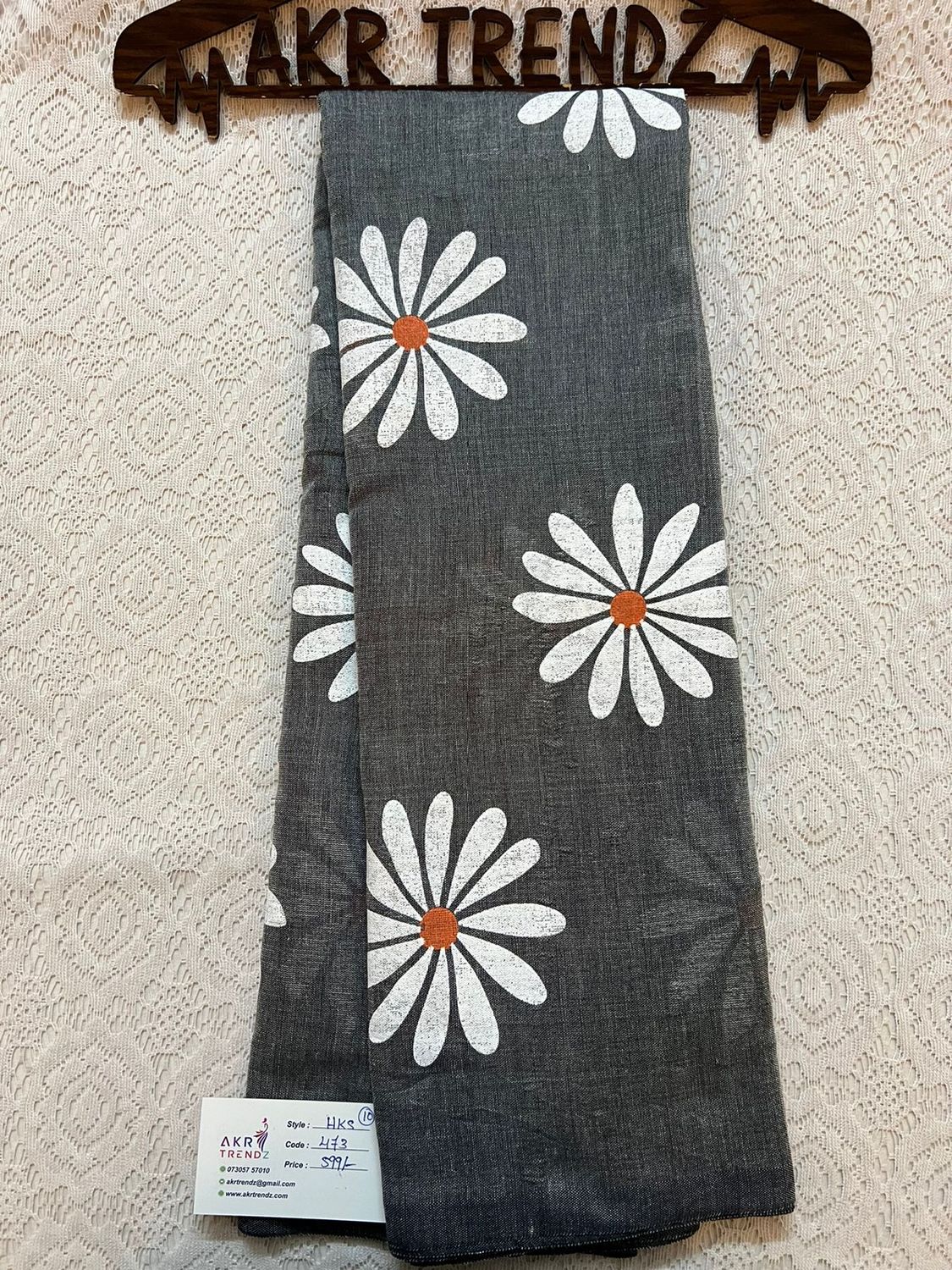 Handpainted khadi cotton sarees​