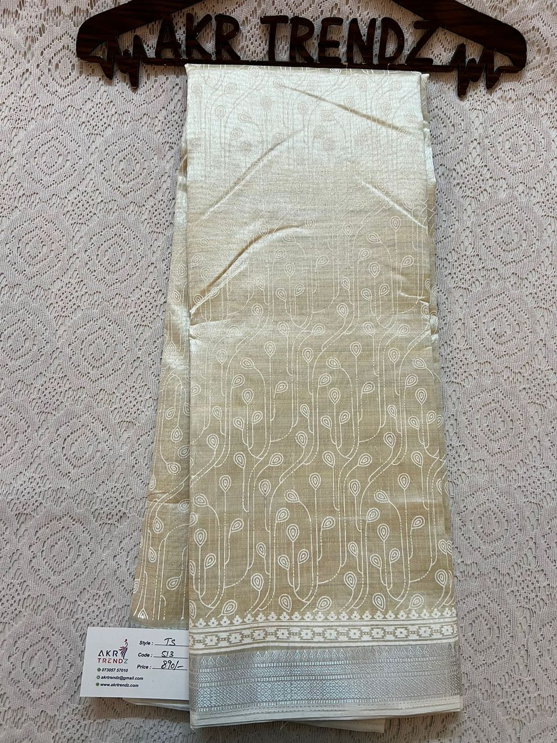 Semi Tussar silk sarees​