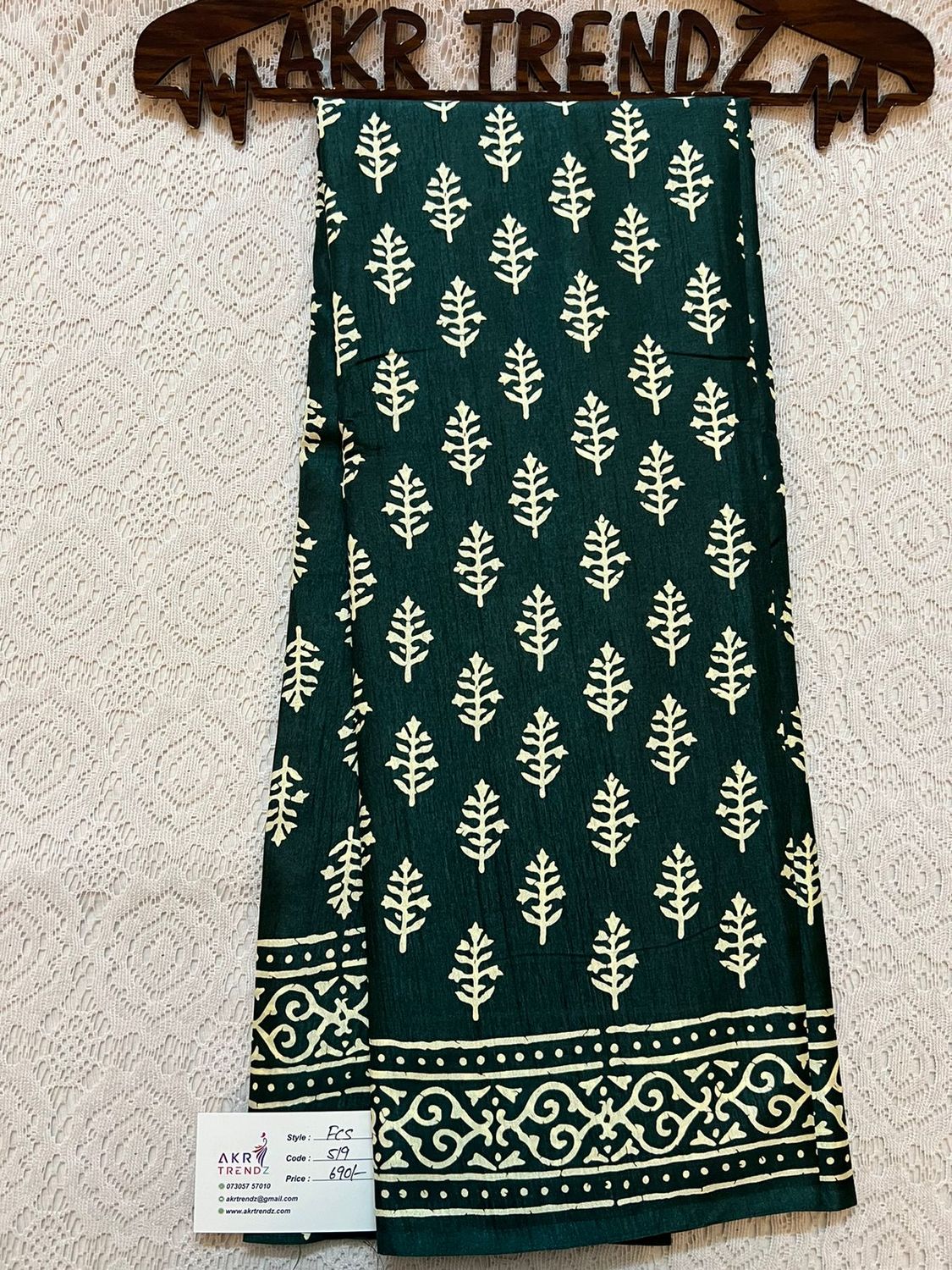 Batik print Dola silk sarees​