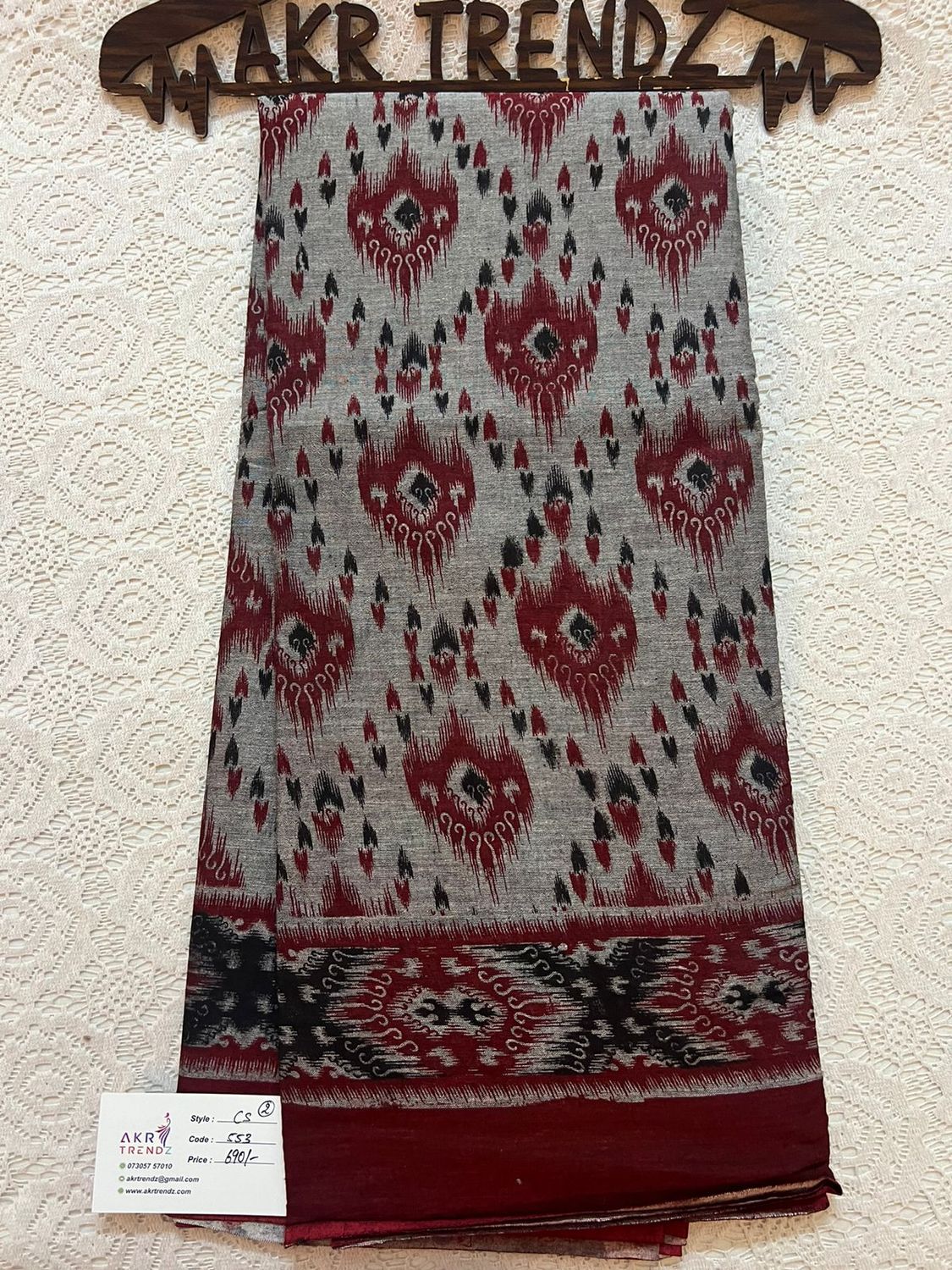 Ikkat cotton sarees​