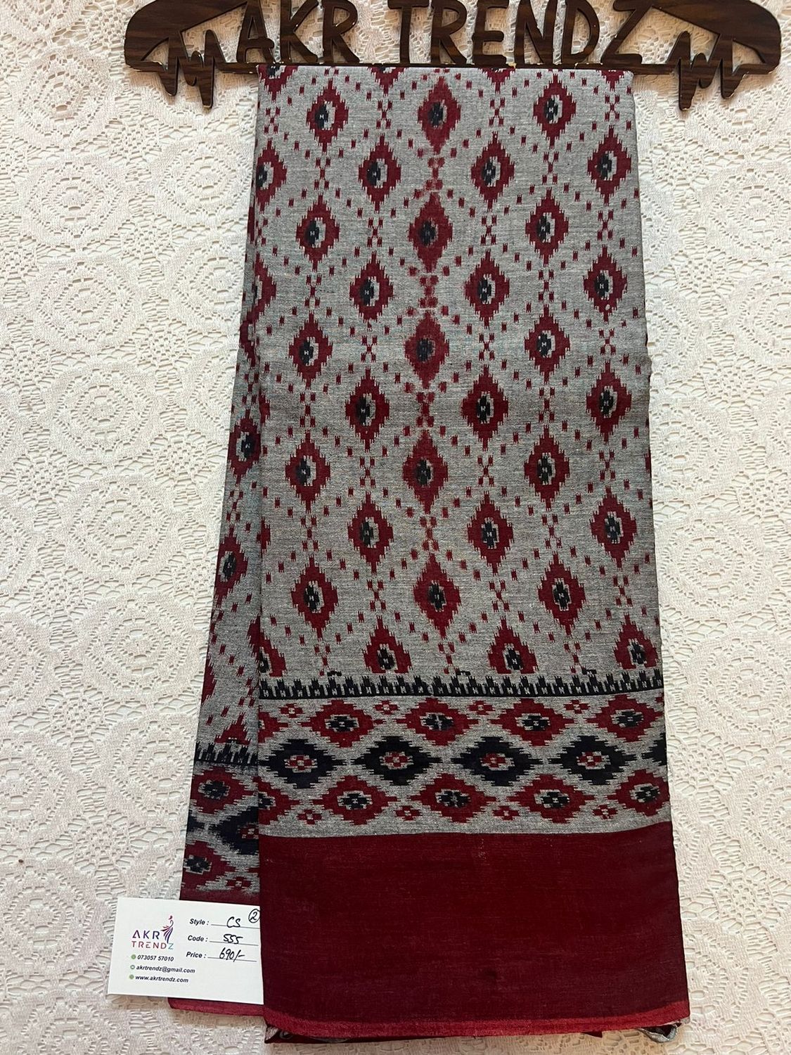 Ikkat cotton sarees​