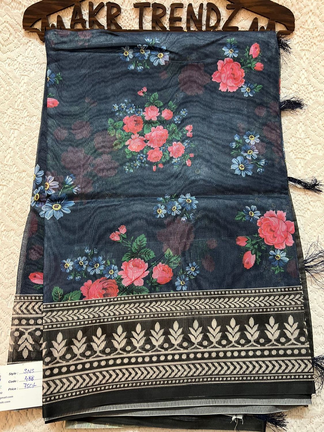 Super Net cotton mix sarees