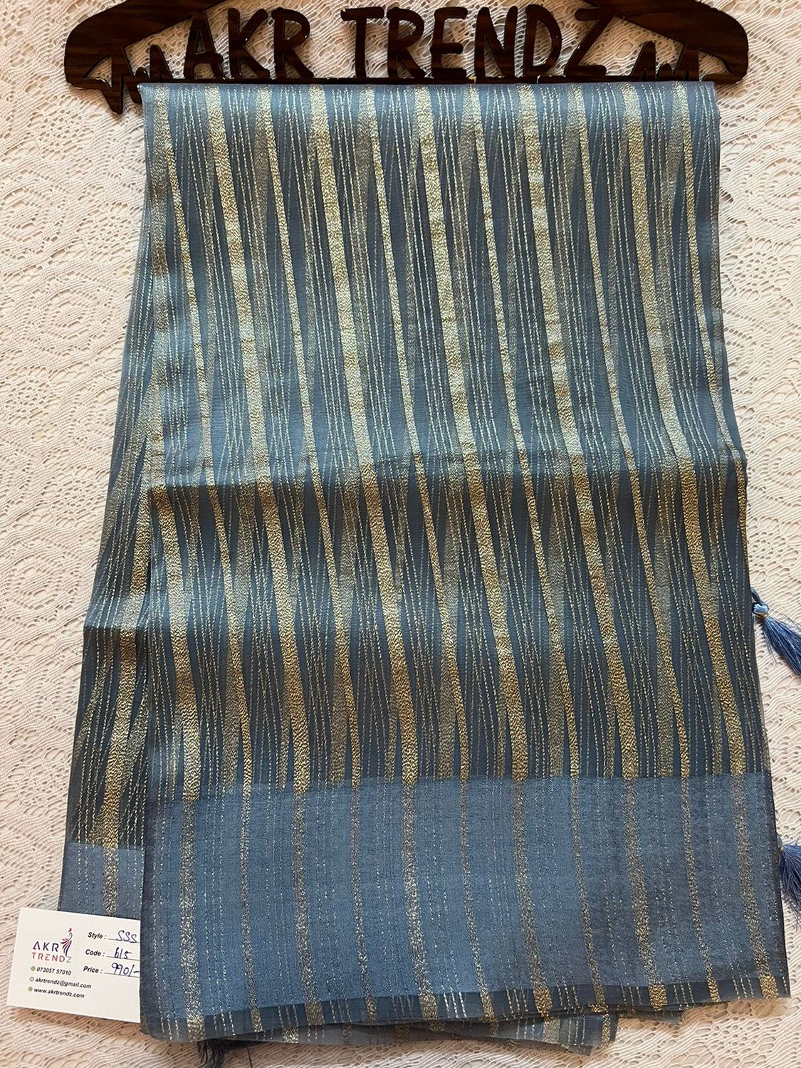 Organza shimmer sarees​