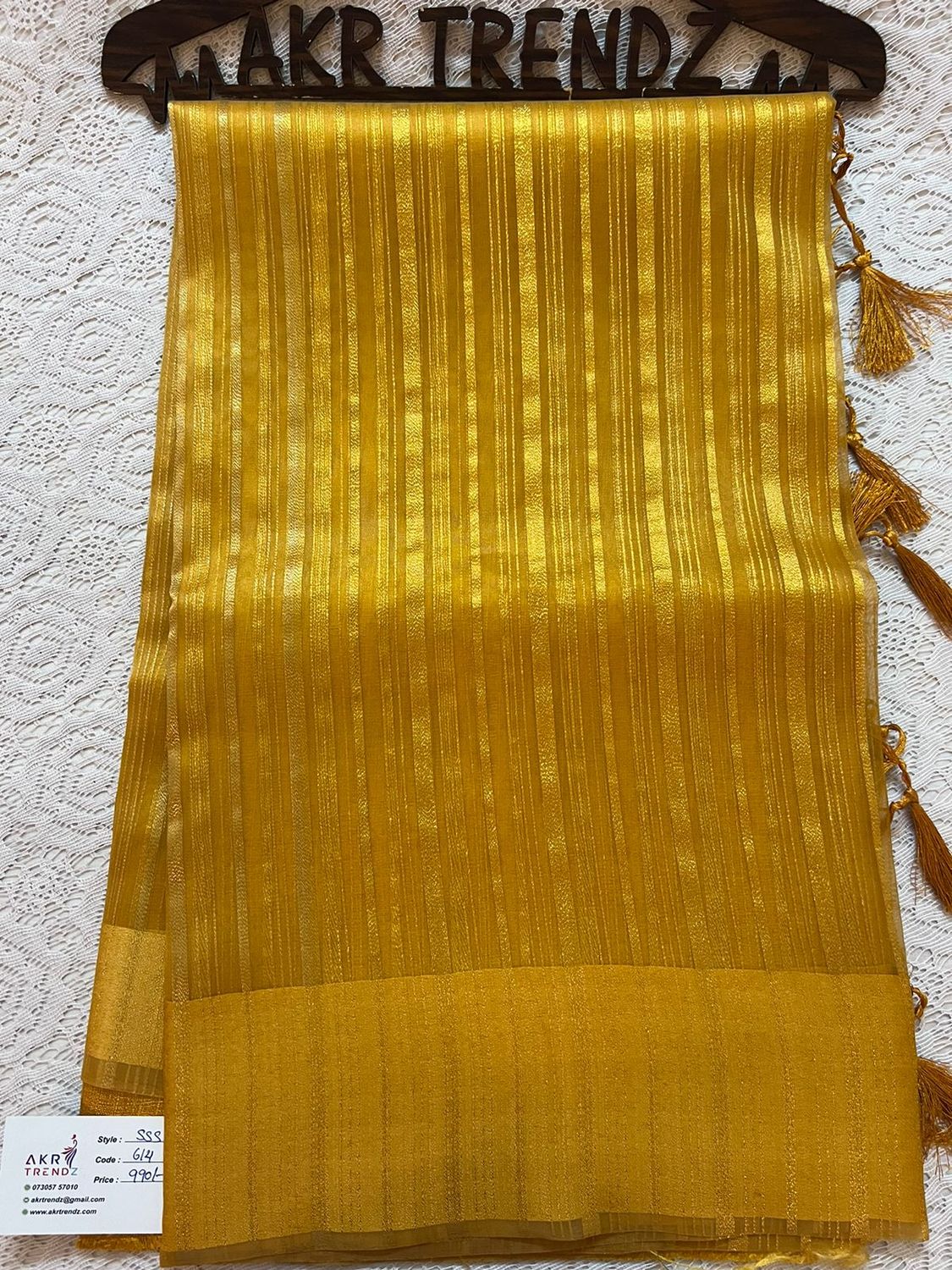Organza shimmer sarees​