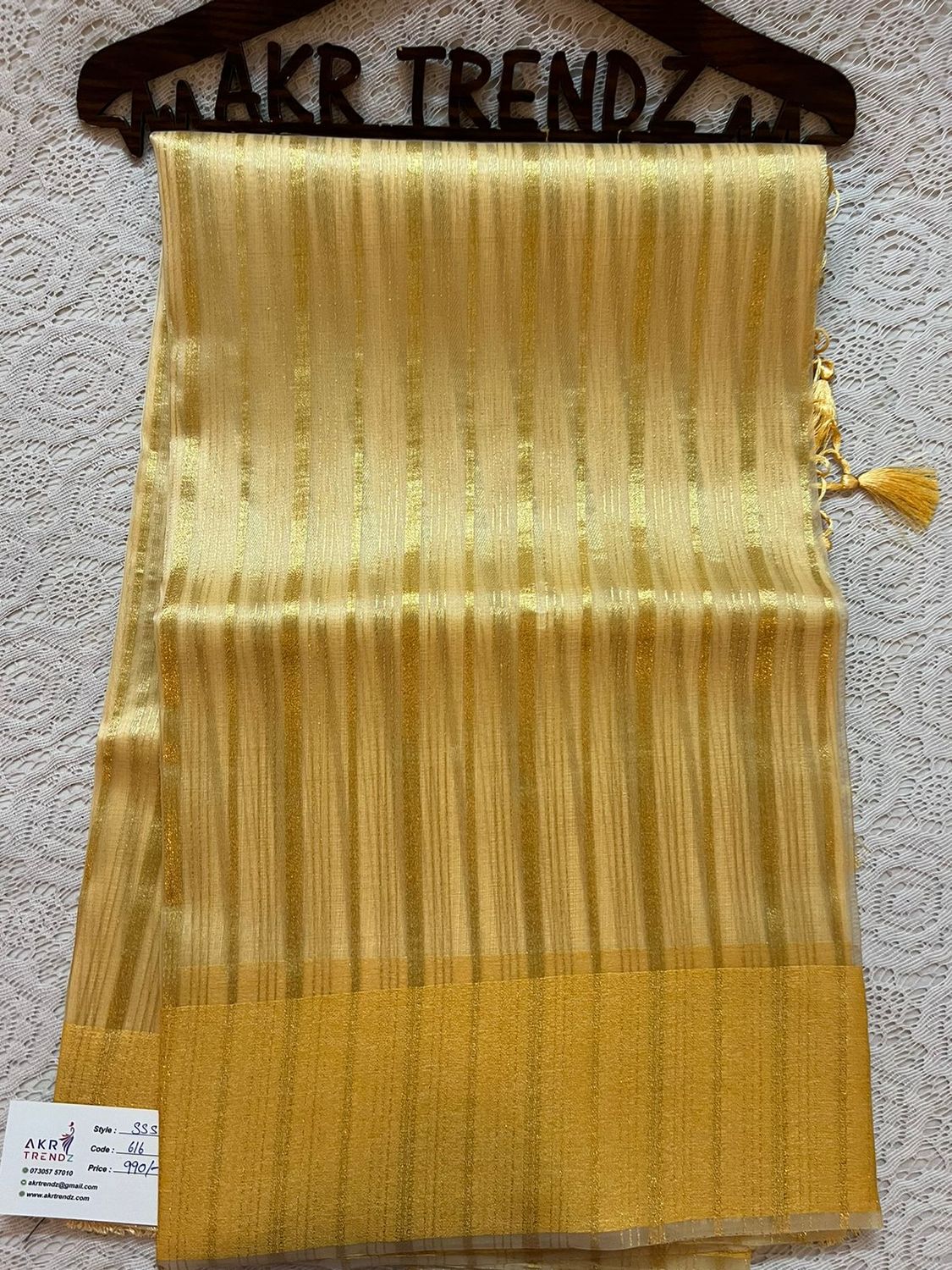 Organza shimmer sarees​