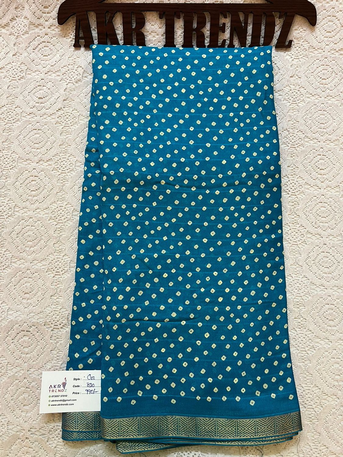 Bandhani Georgette sarees