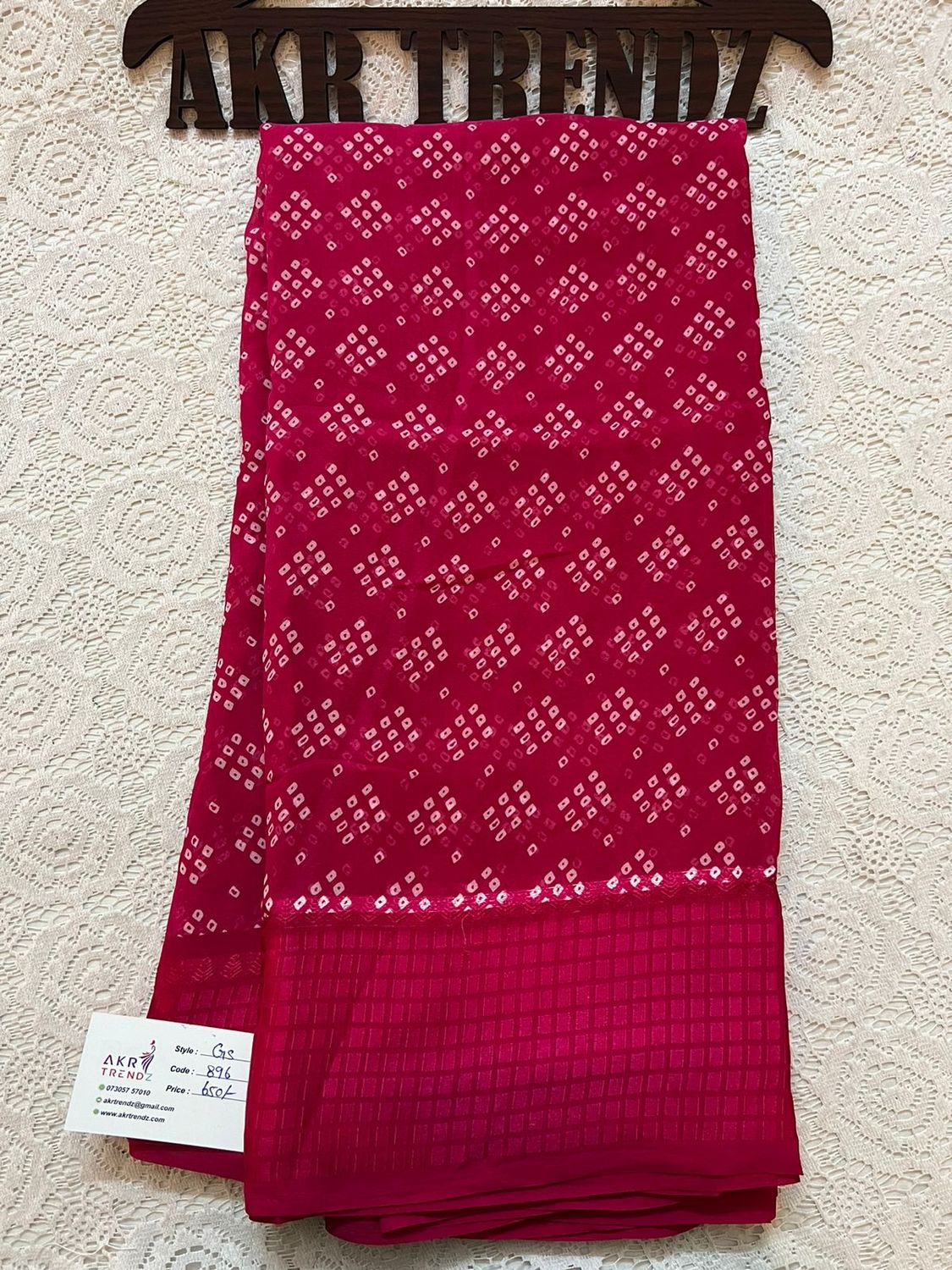Fancy Border Georgette sarees