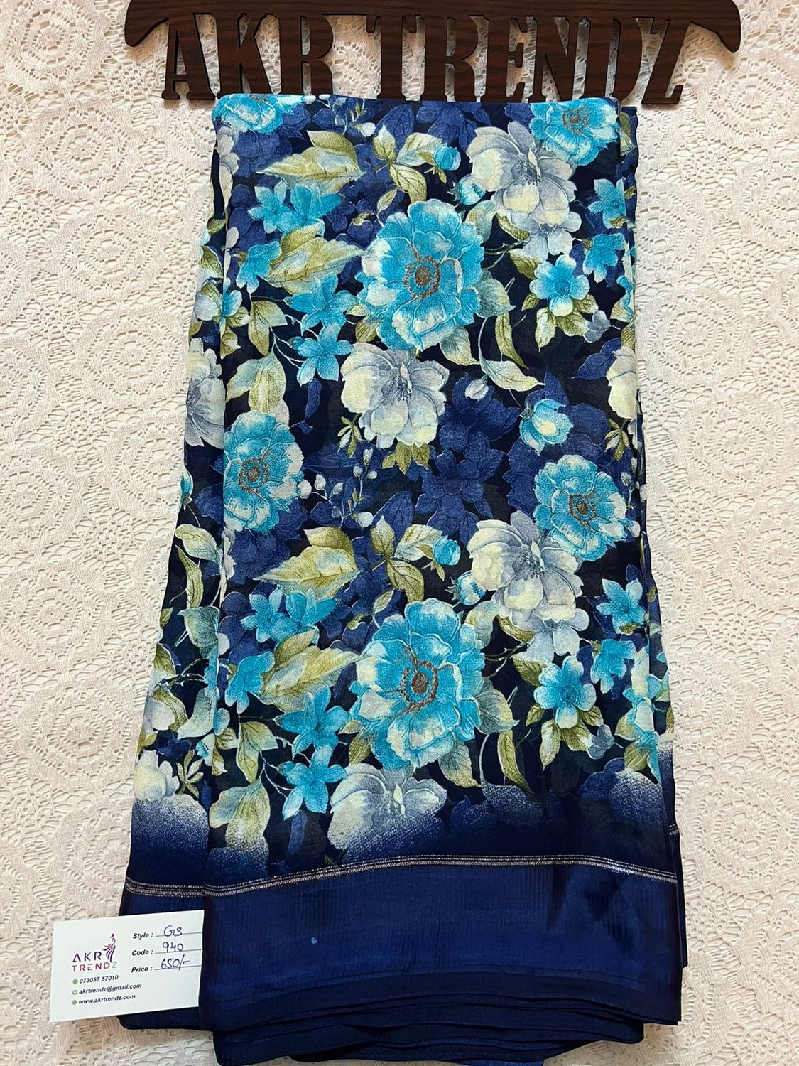 Satin Border Georgette sarees​