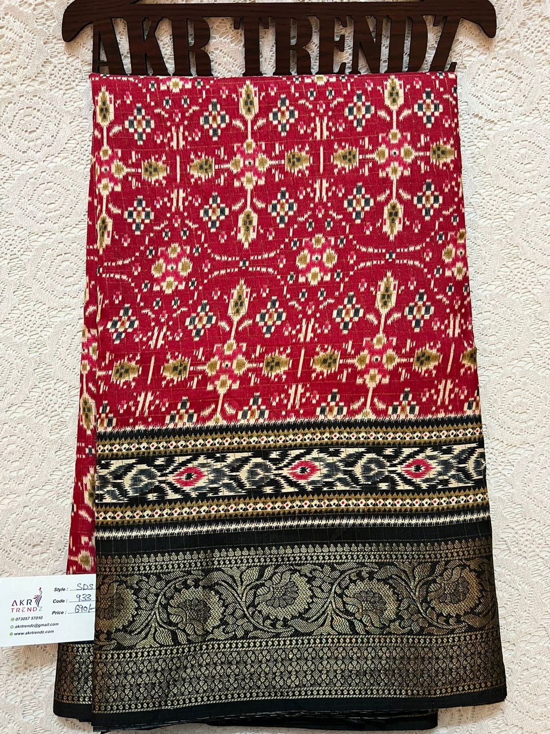 Pochampalli print soft silk sarees​