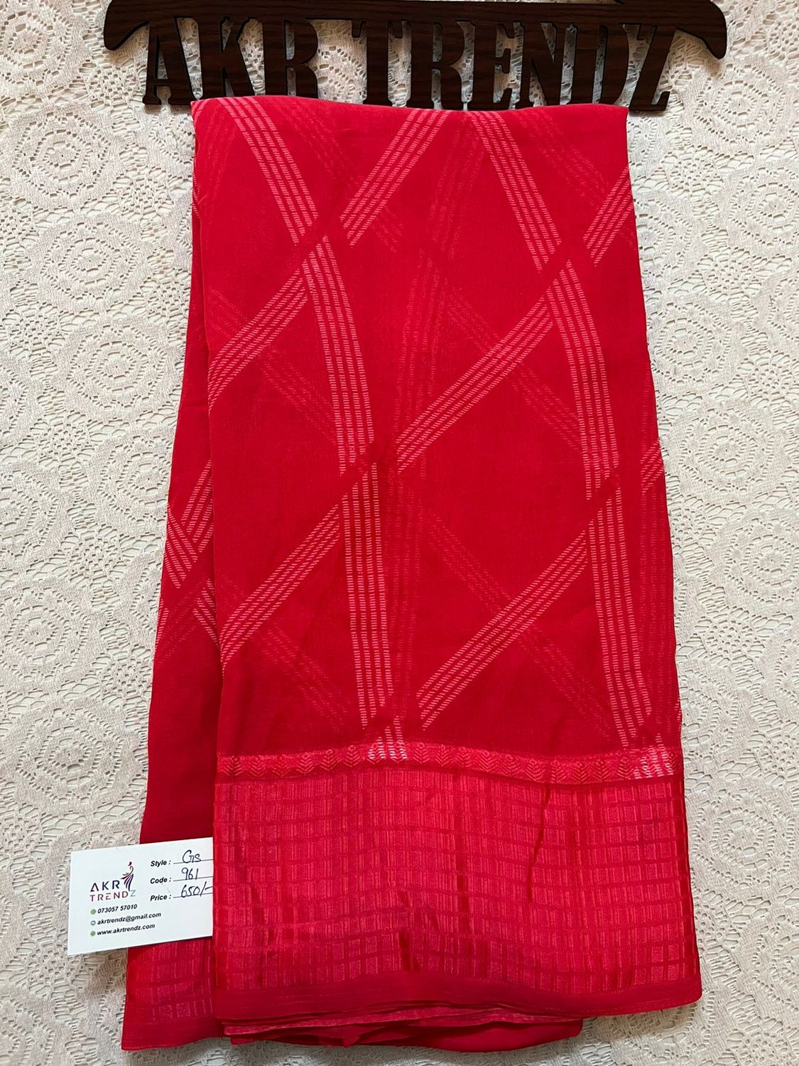 Fancy Border Georgette sarees