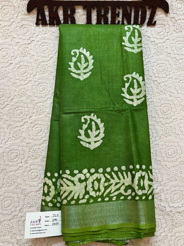 Jute Linen sarees