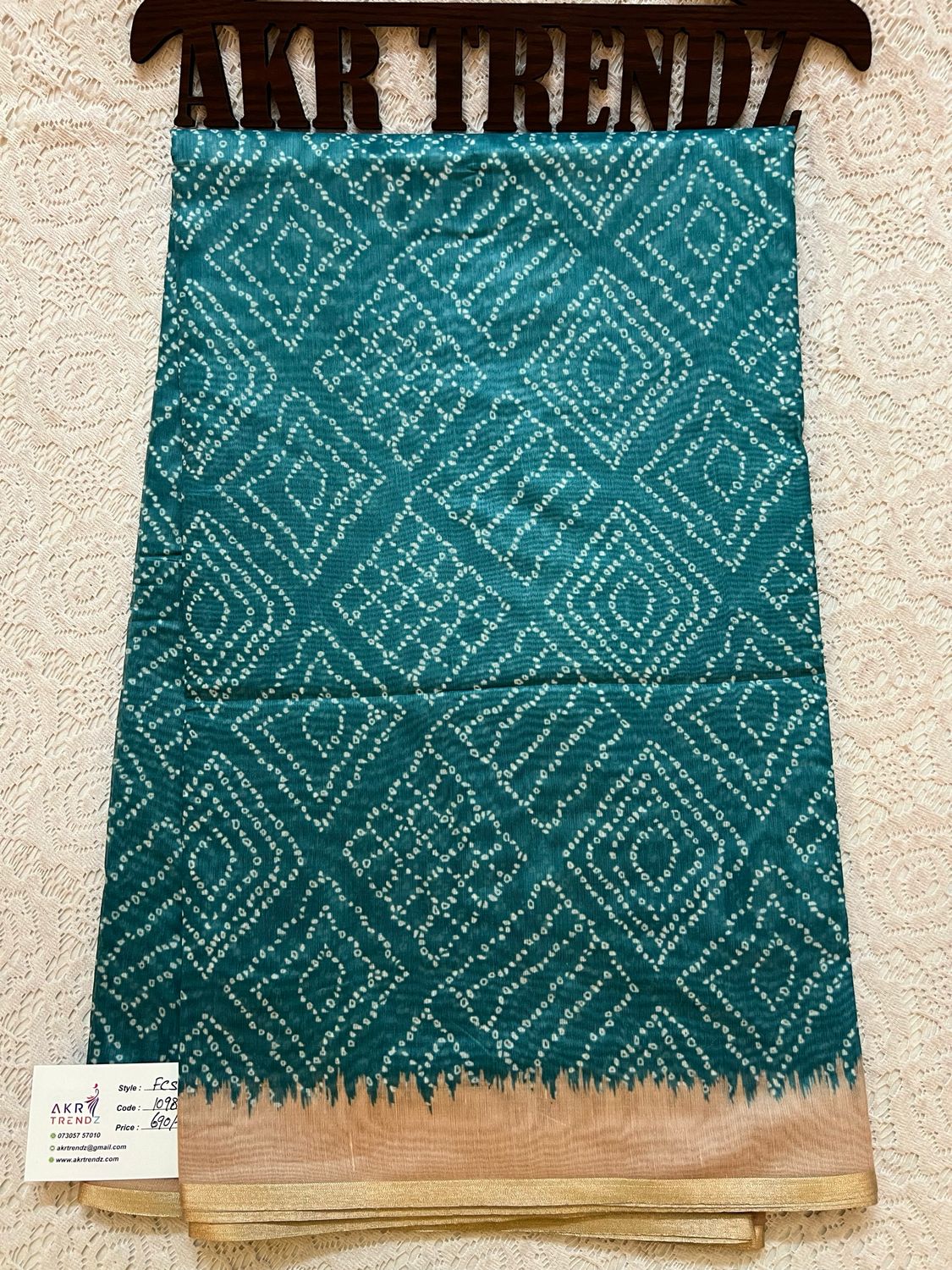 Bandhani Soft Cotton Sarees