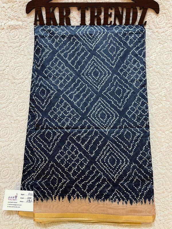 Bandhani Soft Cotton Sarees
