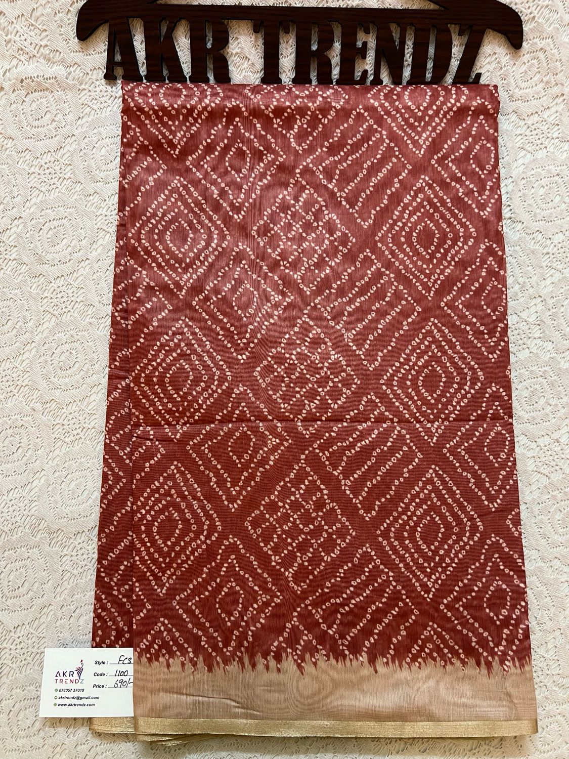 Bandhani Soft Cotton Sarees