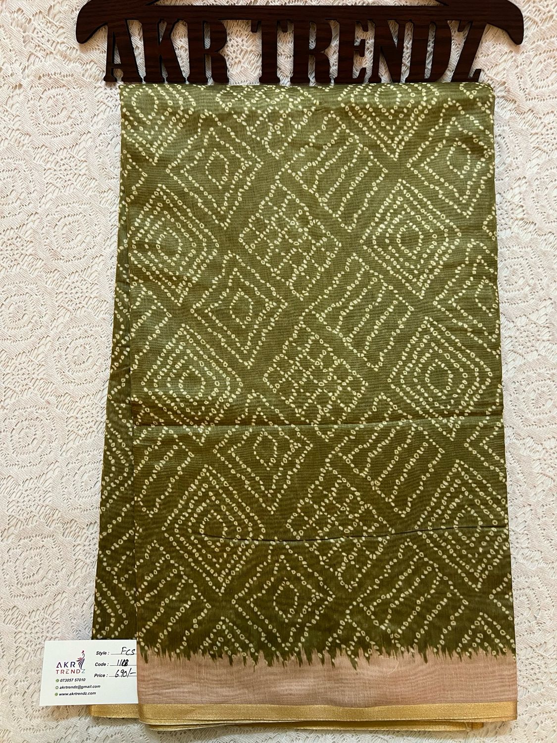 Bandhani Soft Cotton Sarees