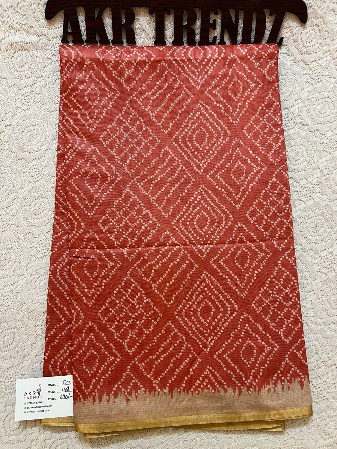 Bandhani Soft Cotton Sarees