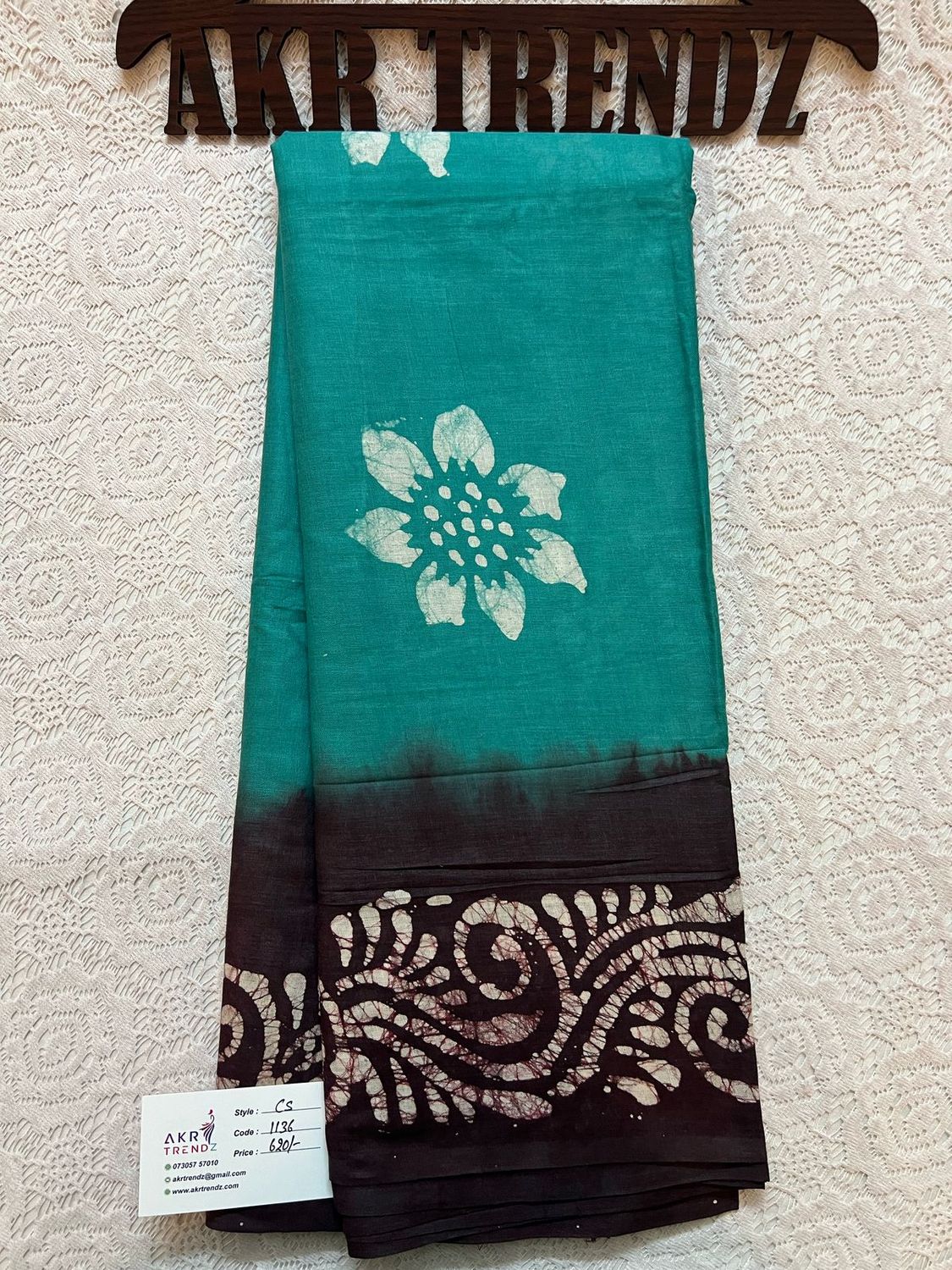 Pure cotton Batik sarees