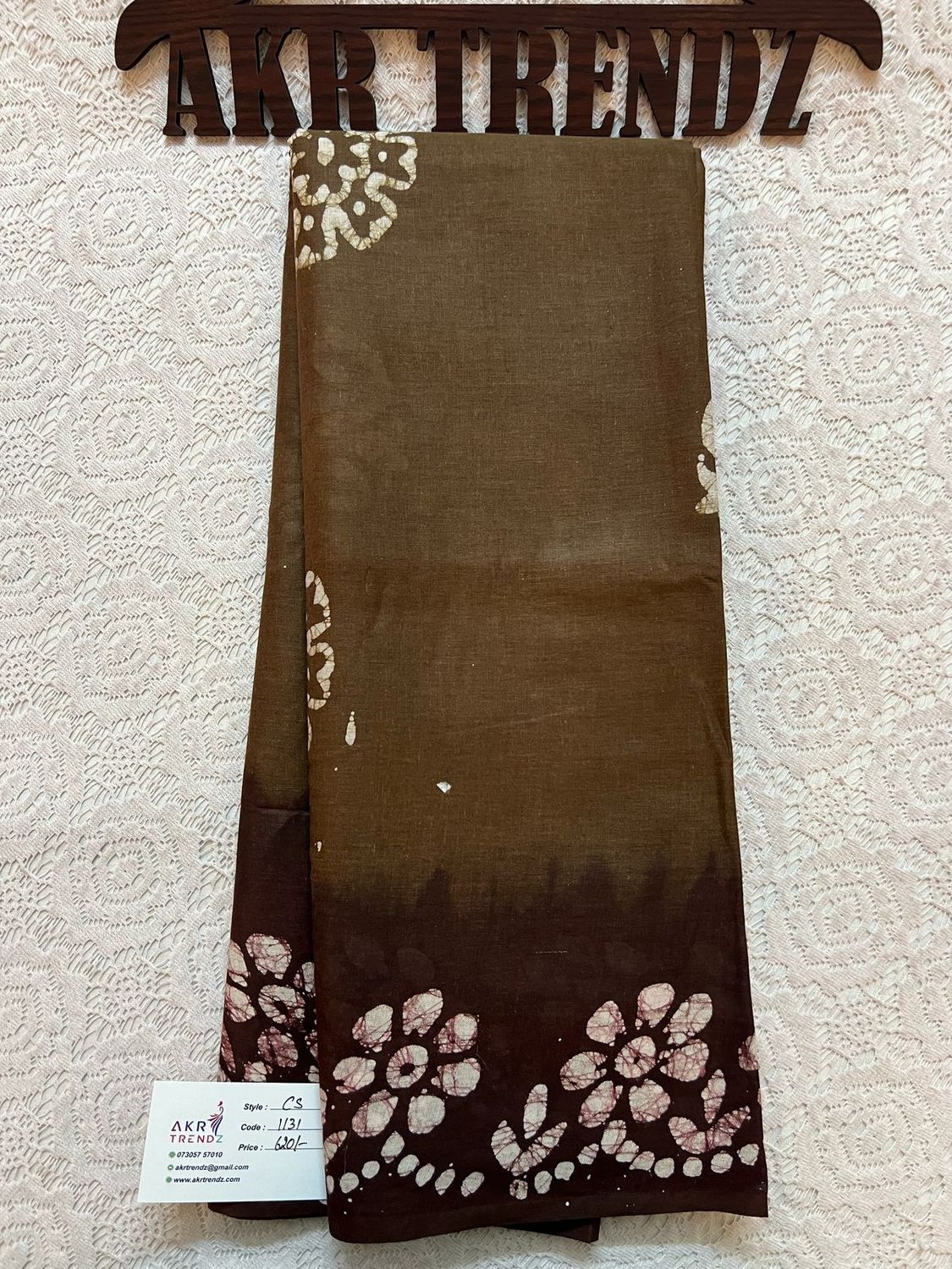 Pure cotton Batik sarees