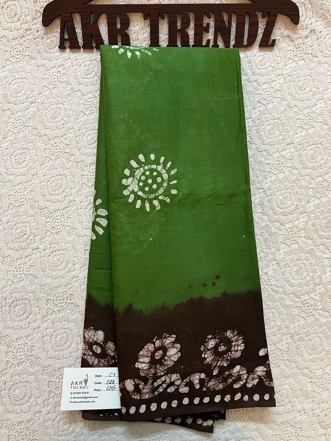 Pure cotton Batik sarees