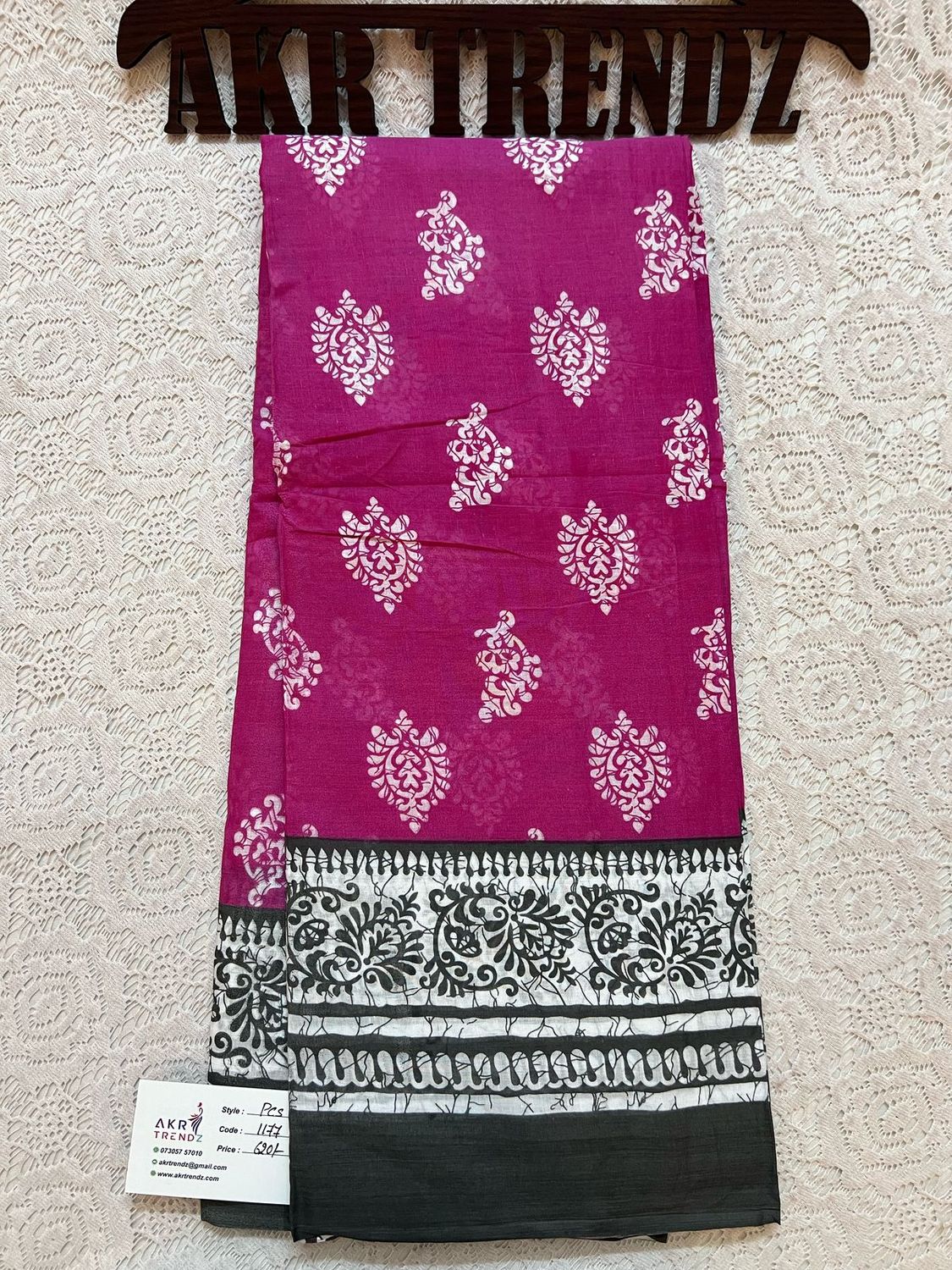 ​Pure cotton sarees