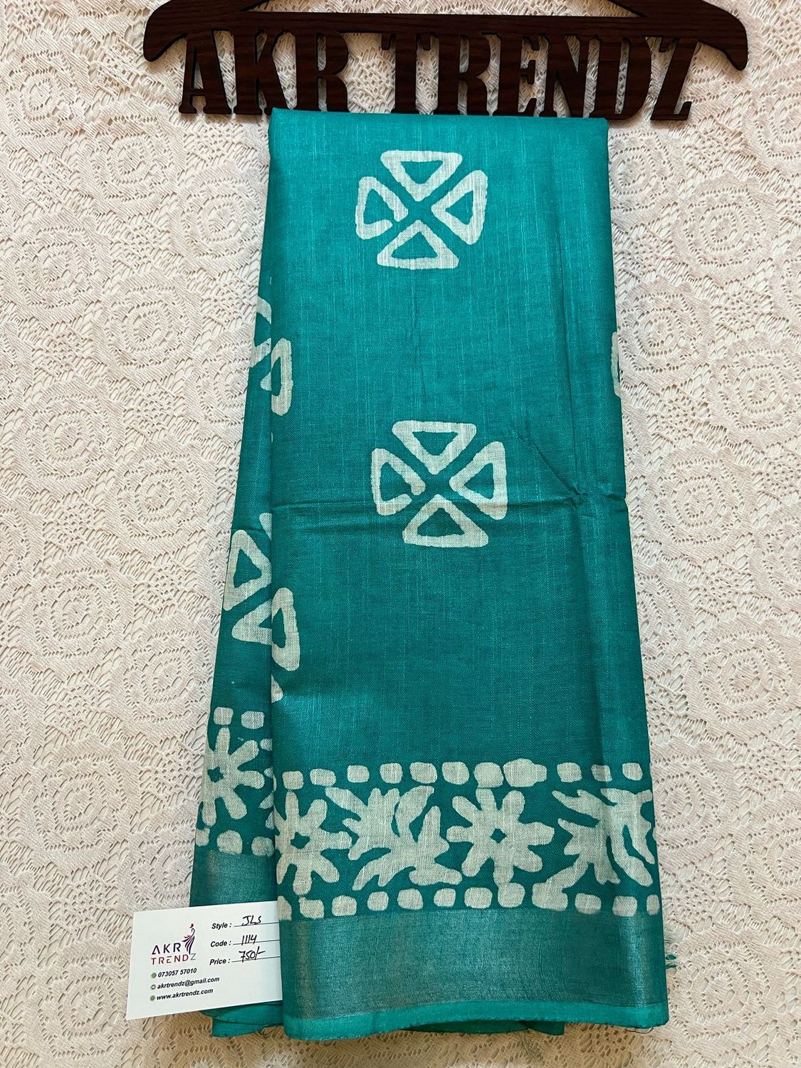 Jute linen sarees