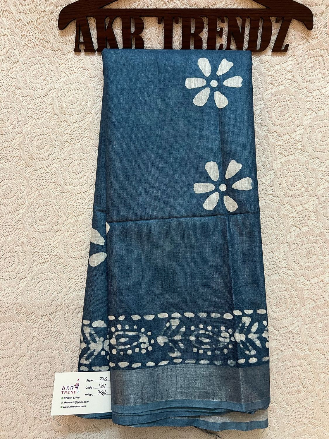 Jute linen sarees​