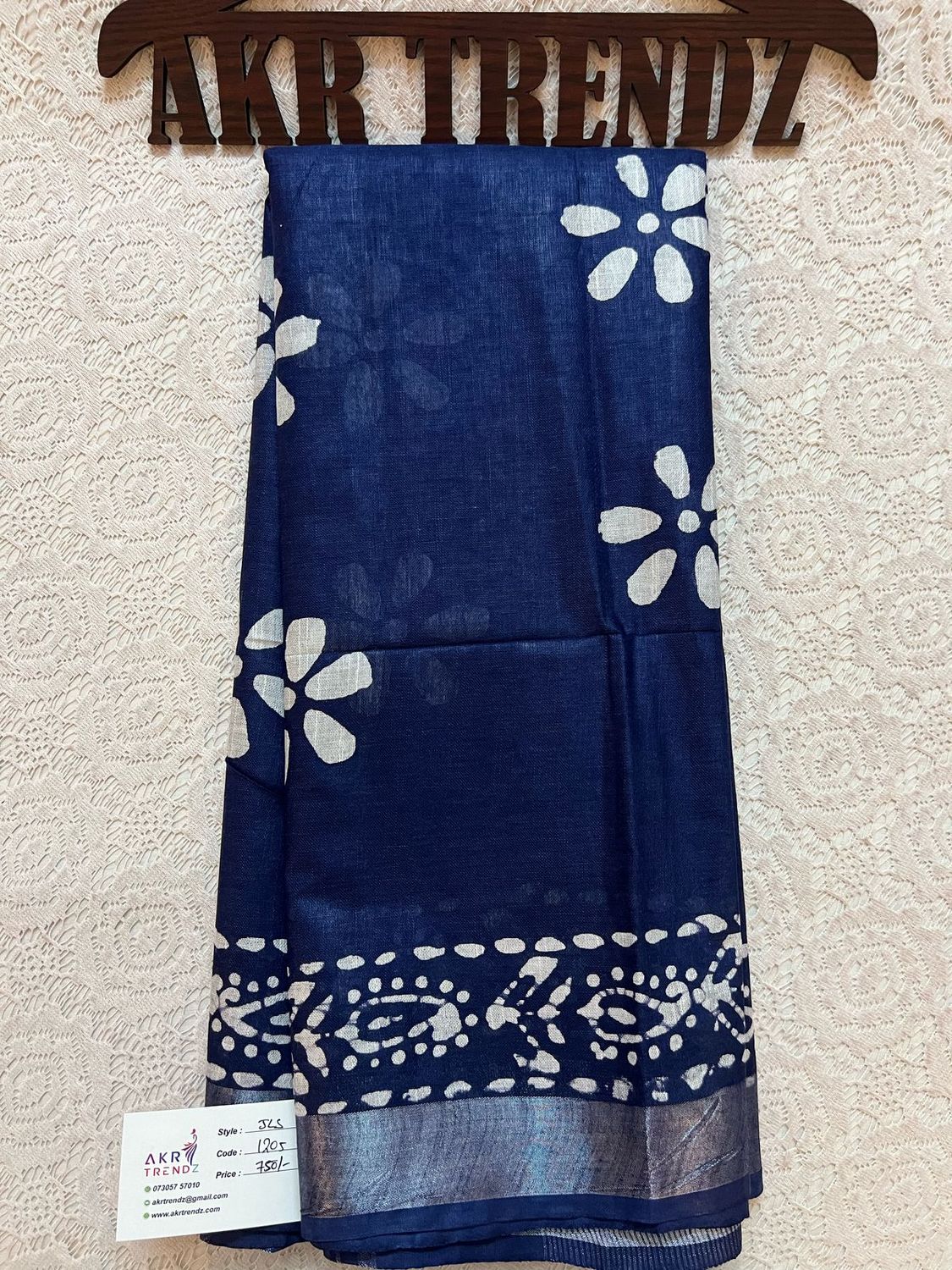 Jute linen sarees​