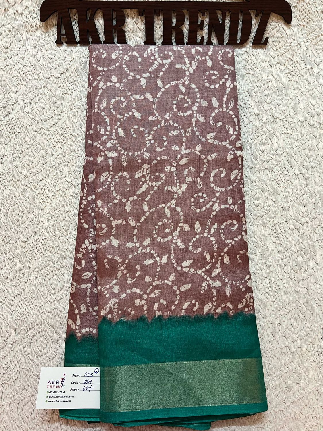 Soft printed silk sarees​