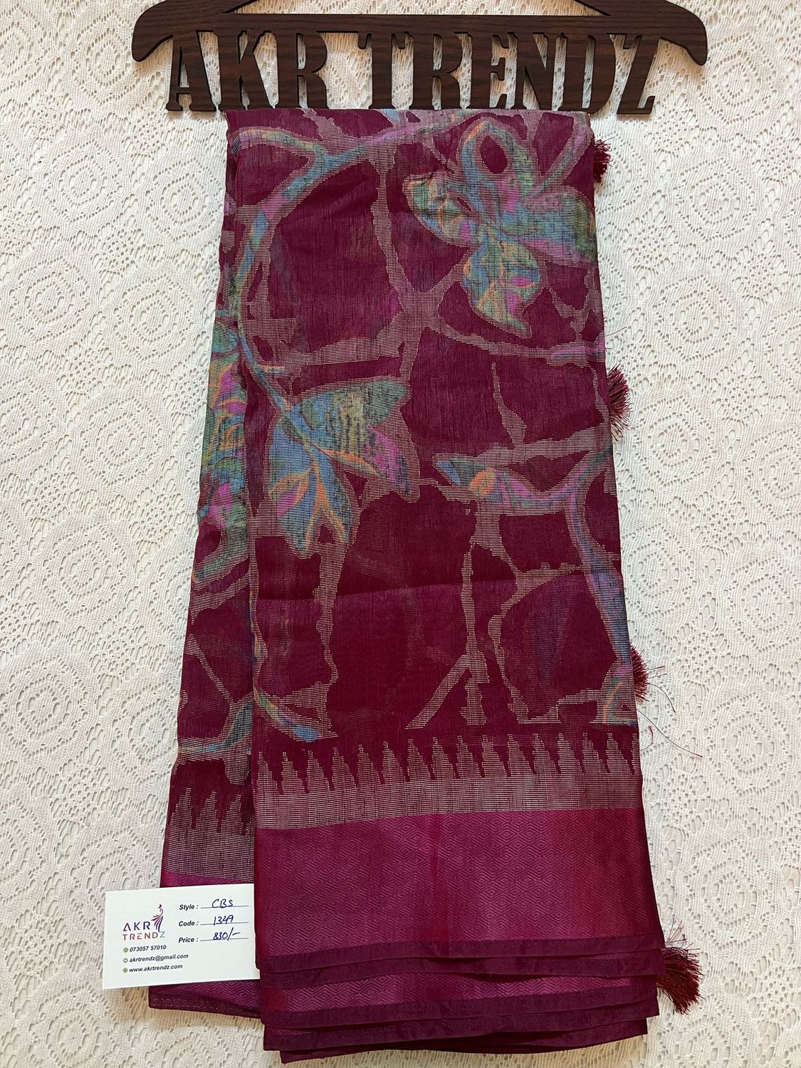 Cotton Brasso sarees​