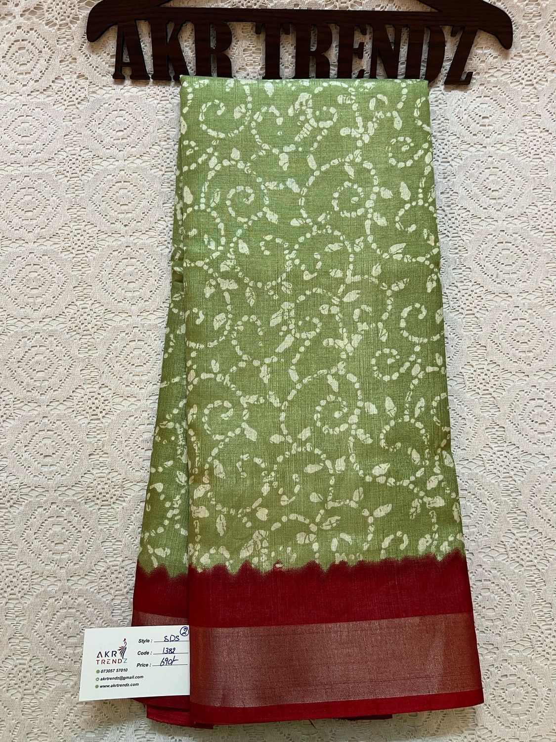 Soft printed silk sarees