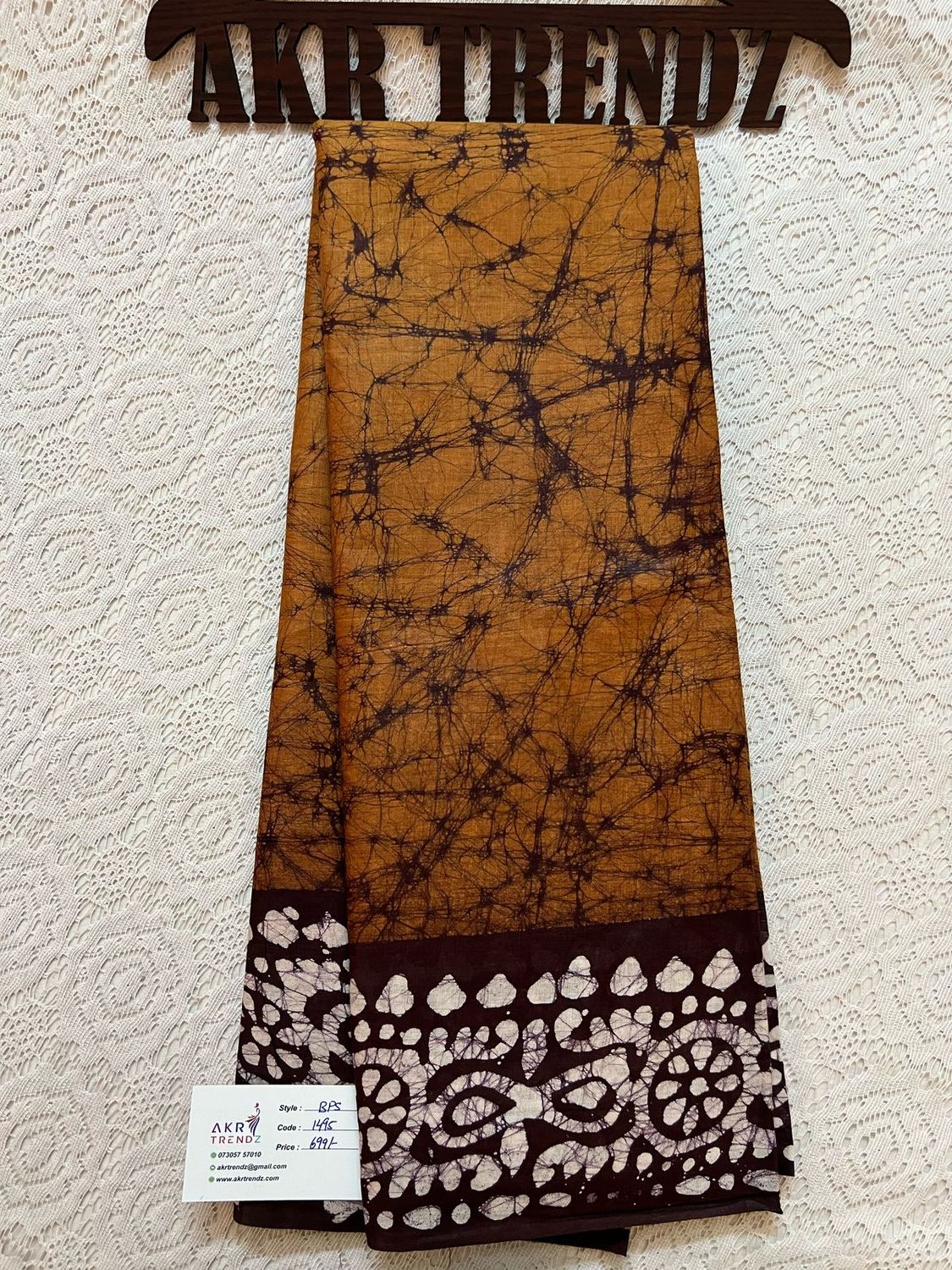 Pure cotton Batik sarees