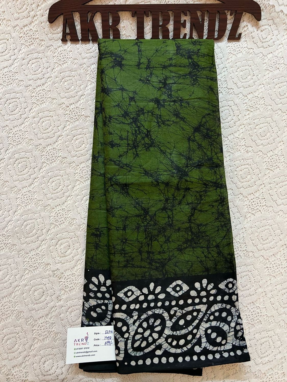 Pure cotton Batik sarees