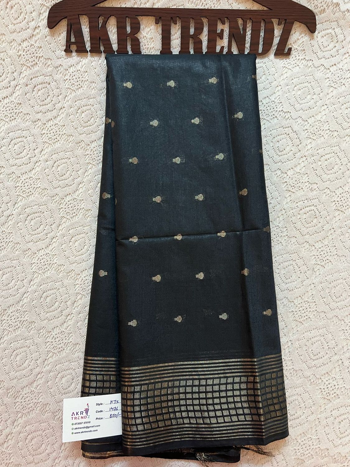 Jute linen sarees​