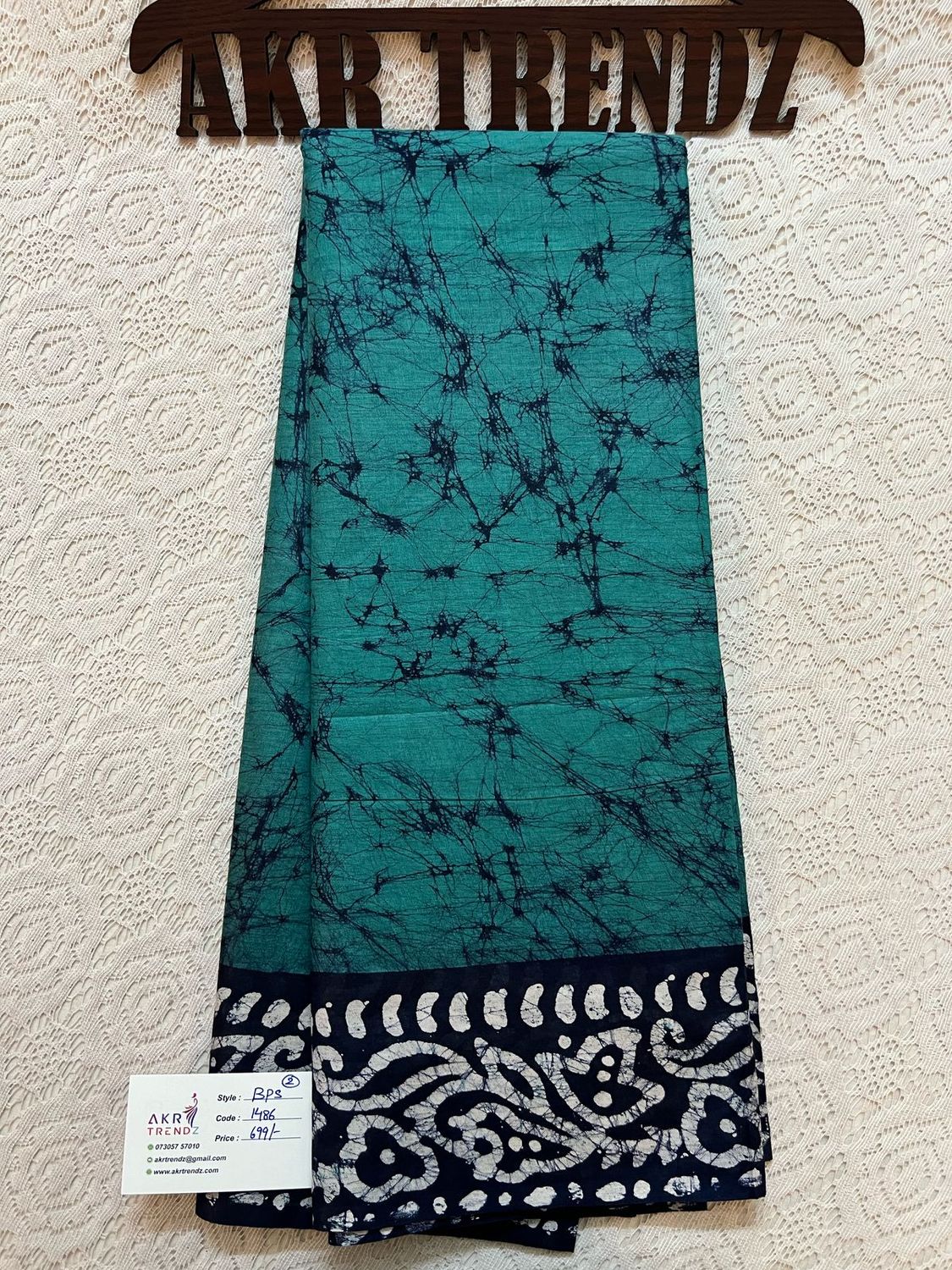 Pure cotton Batik sarees