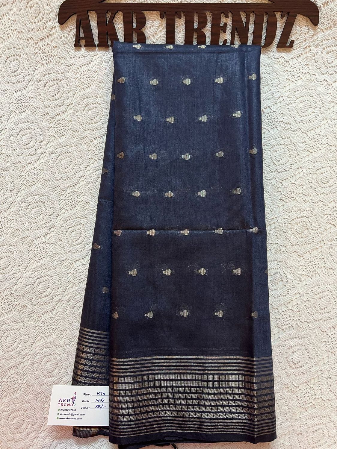 Jute linen sarees​