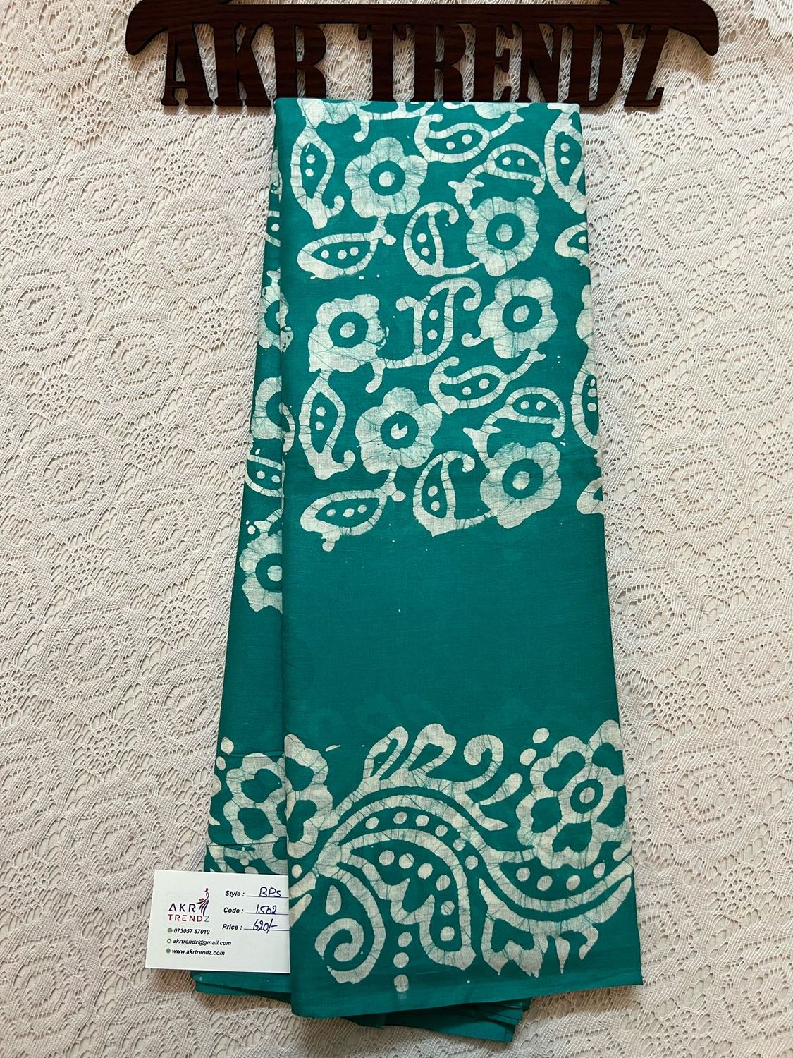 Pure cotton batik sarees
