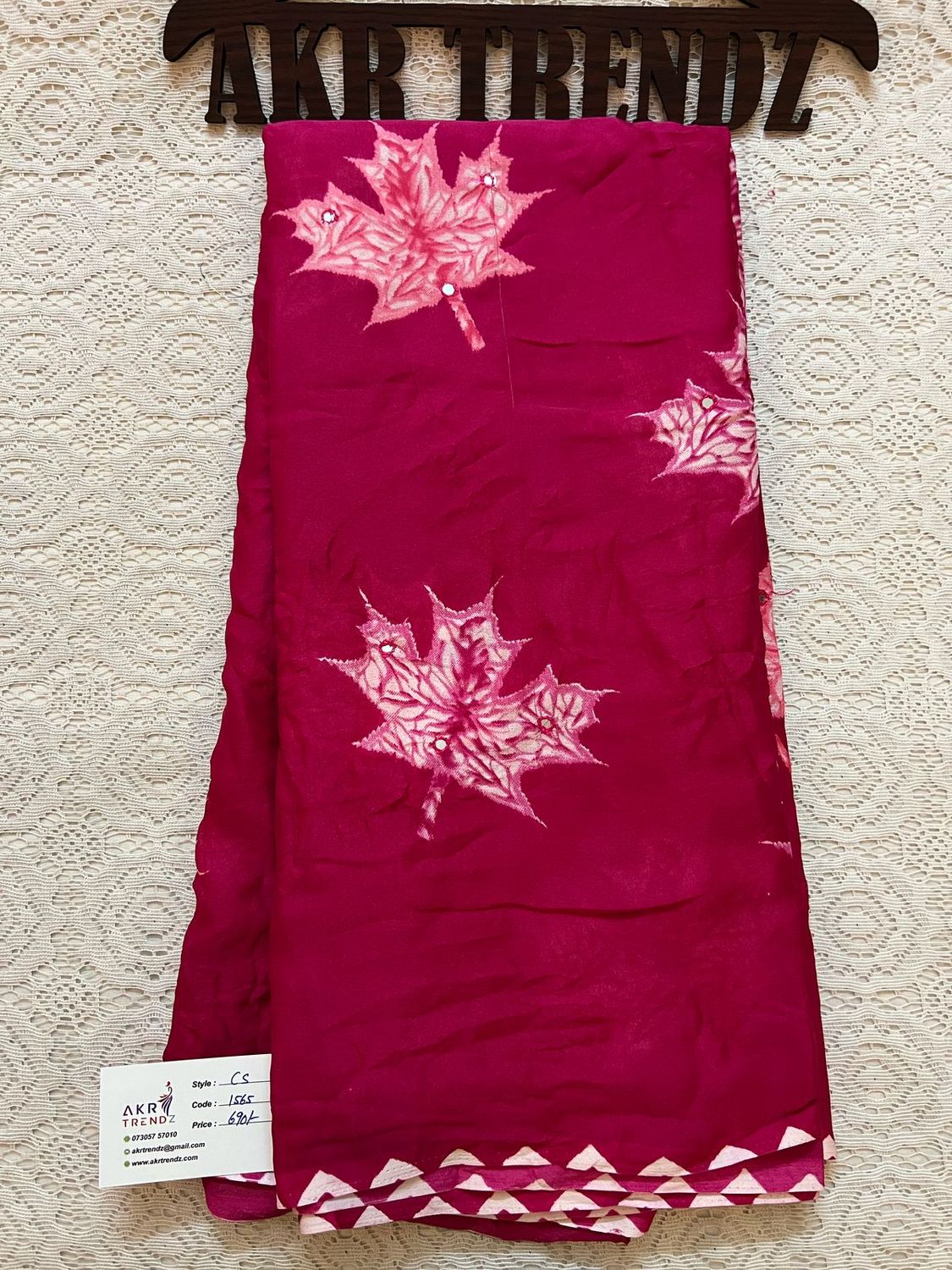 Moss chiffon sarees​