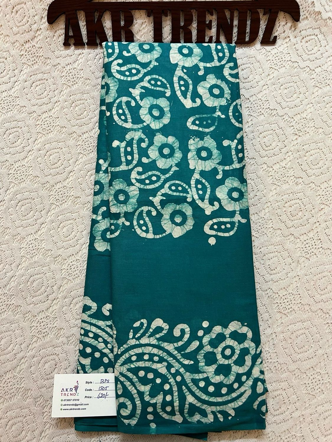 Pure cotton batik sarees