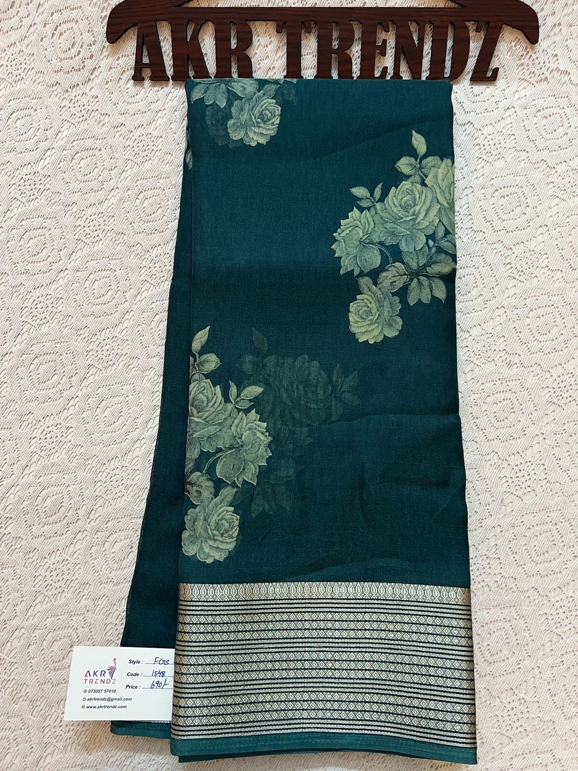 Fancy Border Georgette sarees​