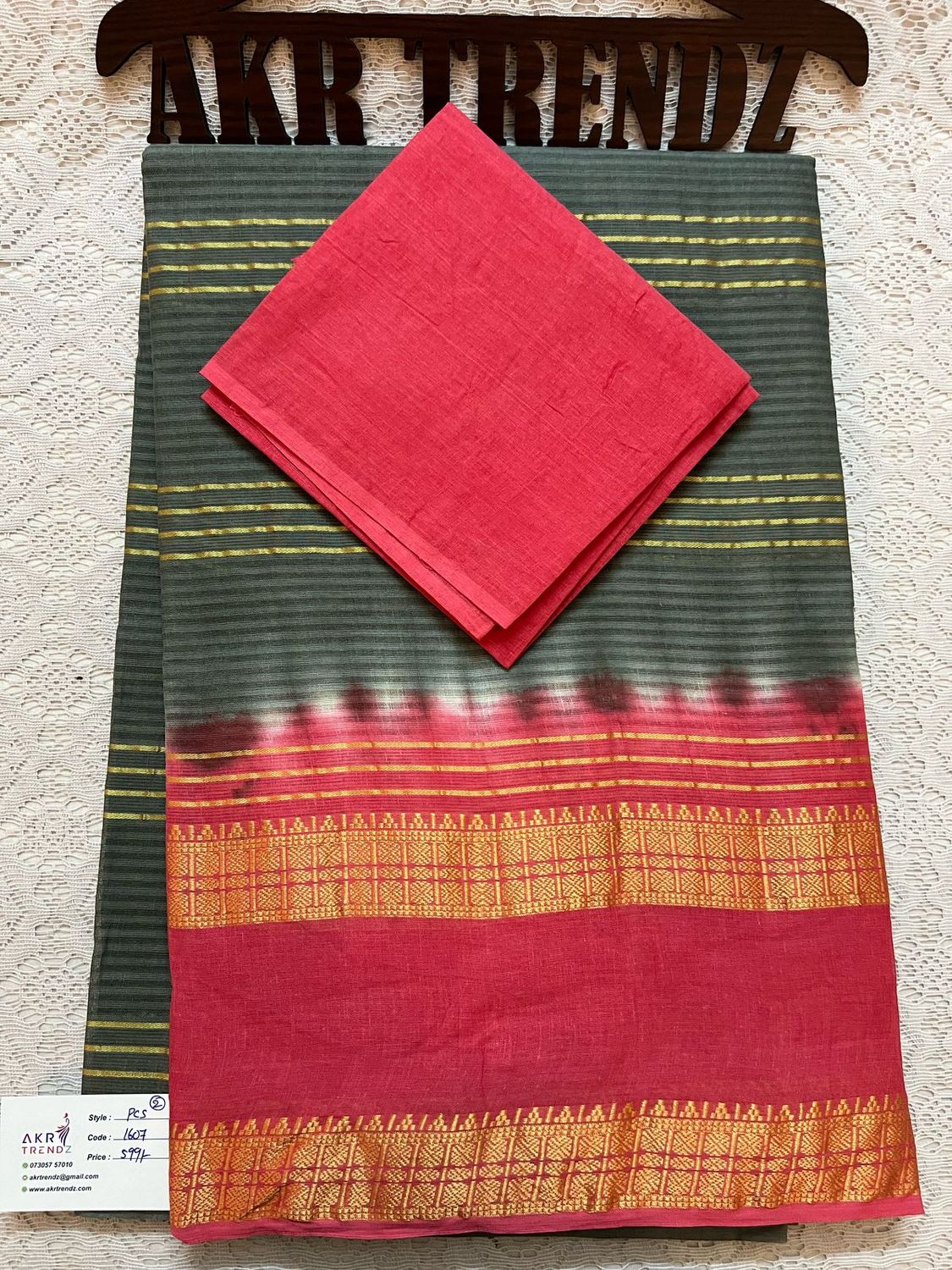 Summer pure cotton sarees​