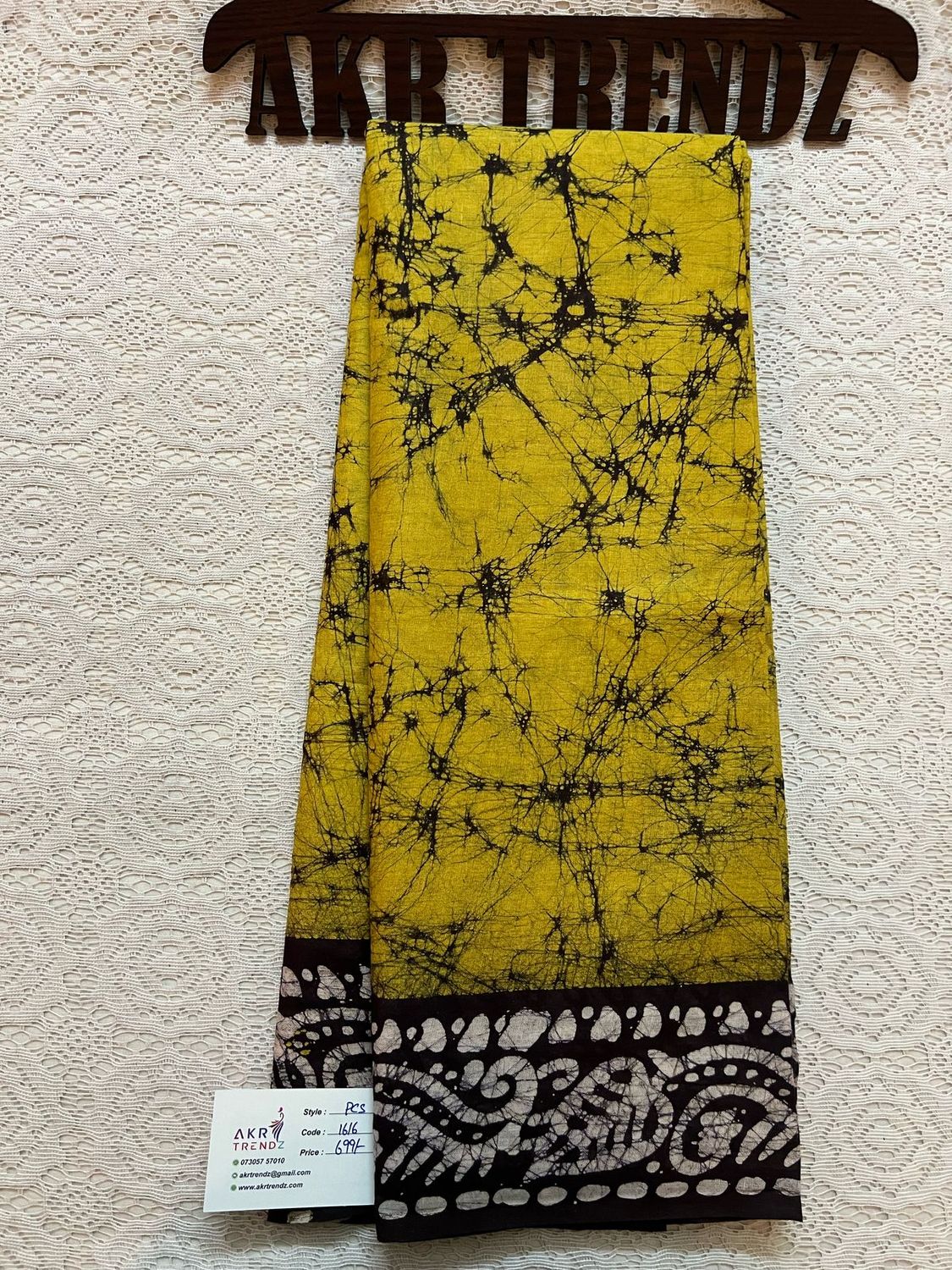 Pure cotton batik sarees