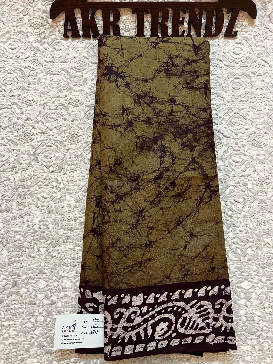 Pure cotton batik sarees